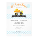Invitation mignonne en caoutchouc de baby shower d invitations