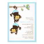 Invitation moderne de baby shower de garçons de ju
