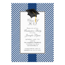 Invitation moderne de fête de remise des diplômes 