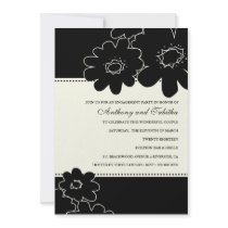 invitation noire de 311-Les Fleurs