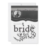 Invitation nuptiale de douche