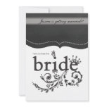 Invitation nuptiale de douche