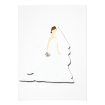 Invitation nuptiale de douche
