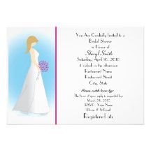 Invitation nuptiale de douche