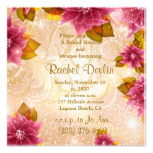 Invitation nuptiale de douche