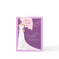 Invitation nuptiale de douche