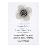 Invitation nuptiale de douche d'anémone française