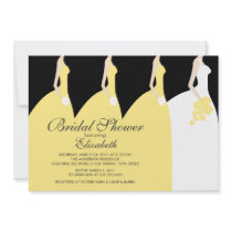 Invitation nuptiale de douche de demoiselles d'hon