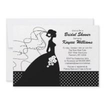 Invitation nuptiale de douche de jeune mariée de s