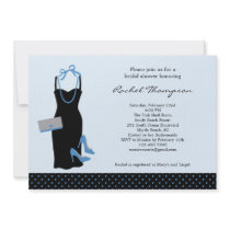 Invitation nuptiale de douche de LBD