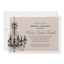 INVITATION NUPTIALE DE DOUCHE DE L'ÉLÉGANCE %PIPE%