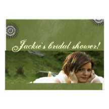 Invitation nuptiale de douche de trouille
