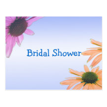 invitation nuptiale de douche, fleurs de marguerit cartes postales