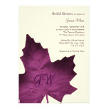 Invitation nuptiale décorée d'un monogramme de dou