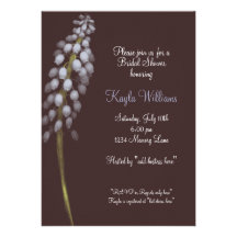 Invitation nuptiale personnalisée de douche