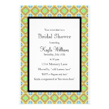 Invitation nuptiale personnalisée de douche