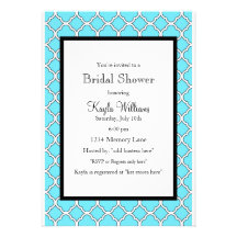 Invitation nuptiale personnalisée de douche