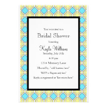Invitation nuptiale personnalisée de douche