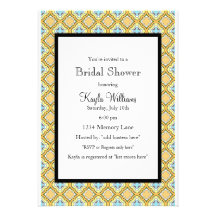 Invitation nuptiale personnalisée de douche