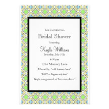 Invitation nuptiale personnalisée de douche