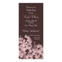 Invitation nuptiale personnalisée de douche