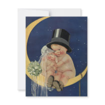 Invitation nuptiale vintage de douche