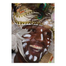 Invitation, partie, danseur bahamien # 1
