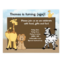 Invitation personnalisée par amusement de fête d'a