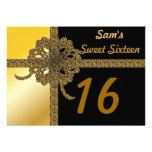 Invitation-Personnaliser de sweet sixteen de poste