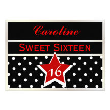 Invitation-Personnaliser royale de sweet sixteen d