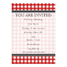 Invitation rouge de guingan