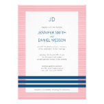 Invitation rouge de mariage de monogramme de rayur