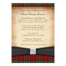 Invitation royale de la Réunion de famille de tart