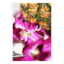 Invitation tropical de festin