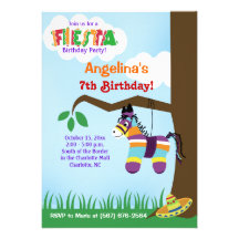 Invitations d'anniversaire de Cinco De Mayo de Pin