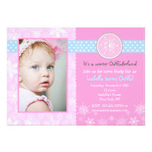 Invitations d'anniversaire d'Onederland d'hiver