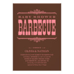 Invitations de baby shower de BBQ
