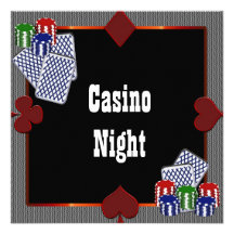 Invitations de bal d'étudiants de casino de Las Ve