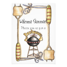 invitations de barbecue