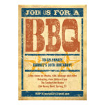 Invitations de BBQ d'anniversaire