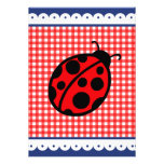 Invitations de coccinelle