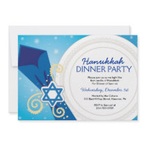 Invitations de dîner de Hanoucca