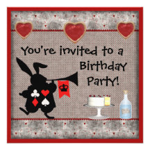 Invitations de fête d'anniversaire de héraut de la