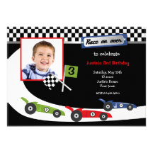 Invitations de fête d'anniversaire de photo de voi