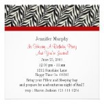 Invitations de fête d'anniversaire d'impression de