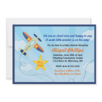 Invitations de fête de naissance d'avion d'aviateu