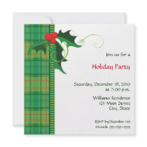 Invitations de fête de vacances