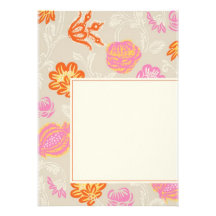 Invitations de fleur