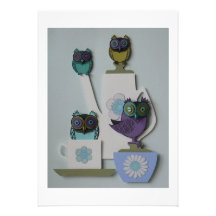 invitations de hibou