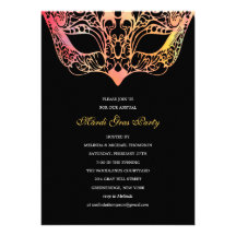 Invitations de mardi gras